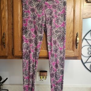 Lularoe OS floral leggings